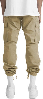 Men's Casual Cargo Pants Hiking Workout Joggers
